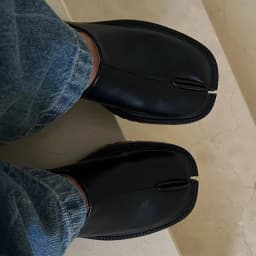 2025 Chunky Platform Tabi Loafers Women Luxury Designer Split Toe 35-45 Unisex Concise Fashion Flat Slip-on Pig Trotter Shoes