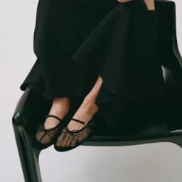 Mesh Summer Ballet Flats Shoes Women Buckle Strap Breathable 2025 New Flats Shoes Ladies Black Mary Janes Footwear Loafers