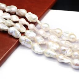 15x20mm6A Baroque Hand-Selected Natural Freshwater White Pearl Isolated Rare Bead Jewelry Make DIY Necklace Bracelet Accessories