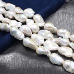 15x20mm6A Baroque Hand-Selected Natural Freshwater White Pearl Isolated Rare Bead Jewelry Make DIY Necklace Bracelet Accessories