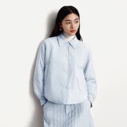 Semir Cotton Coat Women Winter Shirt-Style Bud Top Relaxed Fit 2025 New Lapel Textured Girly Cotton Jacket Women's Clothing