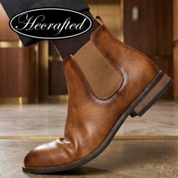 Chelsea Boots Men Fashion Comfortable Casual Retro 2026 Brand Chelsea Boots #KD216