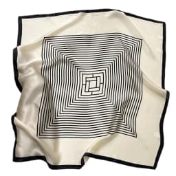 100% Pure Silk Square Scarf Women Hairband Office Neck Scarves Print Luxury Neckerchief Bandana Spring Foulard Female Shawl 65cm