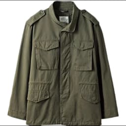 Vintage Men's Cargo Jacket Casual Solid Coat Mens Clothes Multi-Pocket Jacket Retro Jackets for Men Green Outdoor Windbreaker