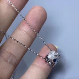 MESSITOK 925 Women's Necklace, Diamond Inlay Craftsmanship, High End Necklace, Festival Gift