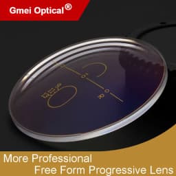 Anti-Blue Ray Lens 1.61 Free Form Progressive Prescription Optical Lens Glasses Beyond UV Blue Blocker Lens For Eyes Protection