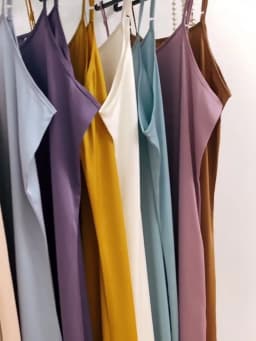 SuyaDream Women Silk Dress 93%Silk 7%Spandex Spaghetti Strap Mid Dresses 2024 Summer New Clothes Blue