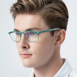 FONEX Titanium Glasses Frame Men Brand Design Square Eyeglasses Frame Ultralight-Weight Japanese High-end Silicone Eyewear 8521
