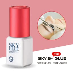 10 Bottles SKY S+ Glue Eyelash Extension 5ml Korea Original Black Red Cap False Lash Sky Adhesive Supplies Makeup Tools Colas