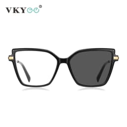 VKYEE Fashionable Versatile Butterfly Simple Design Women's Anti-blue Light Glasses Photochromic Can Be Customized Prescription