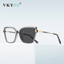 VKYEE Fashionable Versatile Butterfly Simple Design Women's Anti-blue Light Glasses Photochromic Can Be Customized Prescription