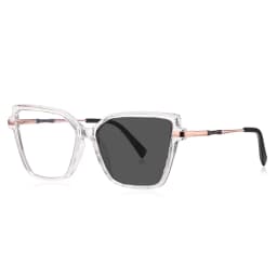 VKYEE Fashionable Versatile Butterfly Simple Design Women's Anti-blue Light Glasses Photochromic Can Be Customized Prescription