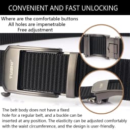 TUSHI Metal Quick Release Pluggable Buckle Nylon Belts For Men Durable Military Tactical Belt Cowboy Outdoor Army Strap Hunting