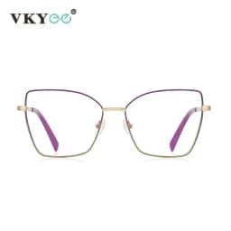 VICKY New Design Prescription Glasses Women Reading Glasses Butterfly Frame Customized Prescription Eyewear Face Contouring 3086