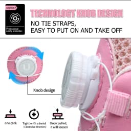 Rotating Button Ladies' Safety Shoes Breathable Work Sneakers Steel Toe Shoes Women Protective Shoes Puncture-Proof Work Shoes