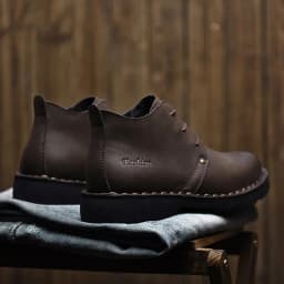 VIPOL Tooling Boots for Men Retro Leather Shoes Comfortable Platform Leisure Flats Classics Outdoor Leisure Men's Boot