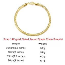 ORSA JEWELS 100% Soild 925 Sterling Silver Chain Bracelets Simple Stackable Chain Bracelets Gfts Women Men Versatile Bracelet
