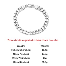 ORSA JEWELS 100% Soild 925 Sterling Silver Chain Bracelets Simple Stackable Chain Bracelets Gfts Women Men Versatile Bracelet
