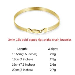 ORSA JEWELS 100% Soild 925 Sterling Silver Chain Bracelets Simple Stackable Chain Bracelets Gfts Women Men Versatile Bracelet
