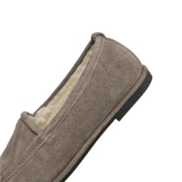 AIYUQI Women's Winter Loafers Anti-slip Slip-on Fur-lined Women Shoes Plus-size Genuine Leather Mary Jane Driving Shoes Female