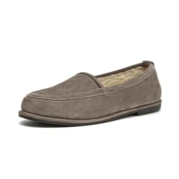 AIYUQI Women's Winter Loafers Anti-slip Slip-on Fur-lined Women Shoes Plus-size Genuine Leather Mary Jane Driving Shoes Female