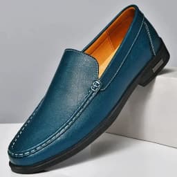 Genuine Leather Men's Shoes Classics Business Dress Shoes Moccasins Slip on Loafers Driving Shoes for Men Casual Shoe Big SIze48