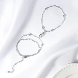 Smyoue Marquise Cut Bubbles Moissanite Bracelets for Women Adjustable 14-19cm Lab Grown Diamond Chain Pure S925 Silver Jewelry