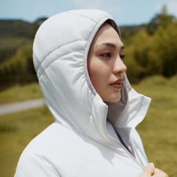 Semir Cotton Coat Women Three-Resistant Outdoor Raglan Sleeve Slim Hooded 2025 New Winter Heat-Generating Light Inner Wear