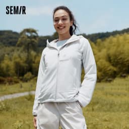Semir Cotton Coat Women Three-Resistant Outdoor Raglan Sleeve Slim Hooded 2025 New Winter Heat-Generating Light Inner Wear
