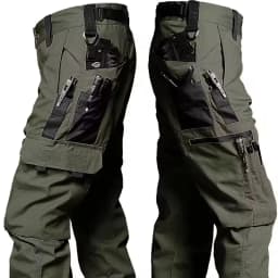 Multi-pocket Work Pants Men Waterproof Straight-leg Cargo Pants Outdoors Wear-resistant Hiking Casual Pants Spring Male Joggers