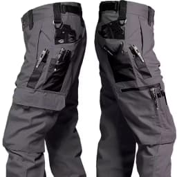 Multi-pocket Work Pants Men Waterproof Straight-leg Cargo Pants Outdoors Wear-resistant Hiking Casual Pants Spring Male Joggers