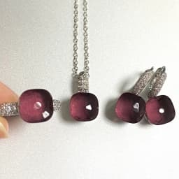 3Pcs/Set Women Ring Earrings Necklace Jewelry Set Inlay Zircon 30Colors Crystal Jewelry Set Platinum Plated Fashion Jewelry Gift