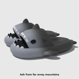 Cute Cartoon Shark Slippers For Women Men Gradient Color Summer Platform Shoes Night Glowing Style Couples Home Street Slides