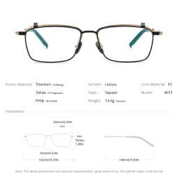 FONEX Titanium Glasses Frame Men Brand Design Flip Square Eyeglasses Frame Flip-up High Quality Japanese Ultralight Eyewear 401T