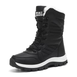 Winter Women Snow Boot High-top Waterproof Ankle Boots Ladies Thick Plus Warm Snow Hiking Boots Outdoor Cotton Shoes Sneakers