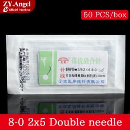 Medical Suture Ophthalmic Shovel Needle 10-0 With Needle Suture Ophthalmic Nylon Monofilament Suture