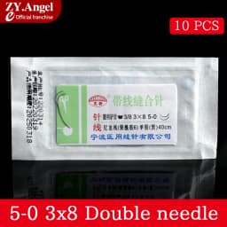 Medical Suture Ophthalmic Shovel Needle 10-0 With Needle Suture Ophthalmic Nylon Monofilament Suture