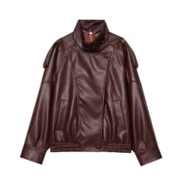 MUJER Faux Leather Jackets for Women Oversize Women's Bomber Jacket Fashion Winter Womens Coats Outerwears Demi-season Jackets