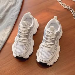 Women Sneakers Autumn Fashion Breathable Casual Shoes Women Mesh Lace Up Comfort Platform Vulcanize Shoes Zapatillas De Mujer