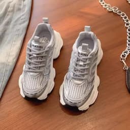 Women Sneakers Autumn Fashion Breathable Casual Shoes Women Mesh Lace Up Comfort Platform Vulcanize Shoes Zapatillas De Mujer