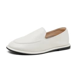 DIMANYU Women's Loafers Spring 2026 New Genuine Leather Women's Flat Shoes Soft Soles Slip-on Large Size Loafers Ladies