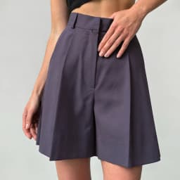 Wolfeel Women's High Waisted Shorts with European and American Style Casual Office Shorts Suitable for Work and Daily Wear
