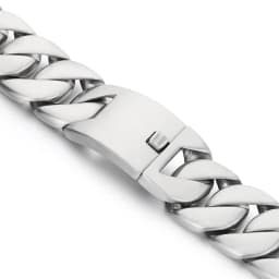 31mm Big Heavy Chunky Cuban Bracelet & Necklace Jewelry Set - 316L Stainless Steel - KB49305-D