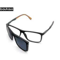 RS004 Square Magnet Clip On Glasses Frame Trend Polarized Sunglasses Men Optical Prescription Computer Glasses UV400