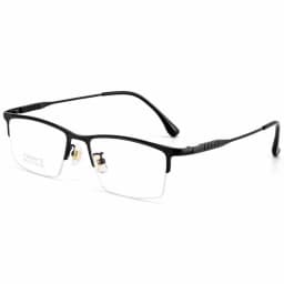 VKYEE Ultralight Business Men's Eyeglasses Pure Titanium Eyeglasses Frame Business Half Frame Can Be Customized Prescription 804