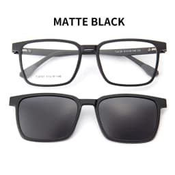 VICKY Flip-up Magnetic Clip-on Prescription Glasses Men Women TR90 Polarised Myopia Sunglasses Night Vision Reading Glasses 2191