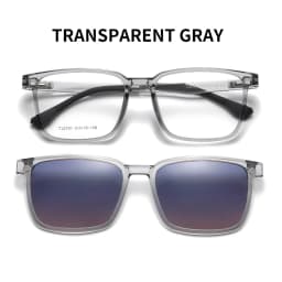 VICKY Flip-up Magnetic Clip-on Prescription Glasses Men Women TR90 Polarised Myopia Sunglasses Night Vision Reading Glasses 2191