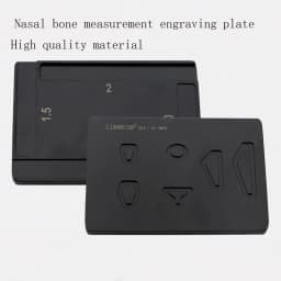 Cosmetic and Plastic Multi-Functional Nasal Prosthesis Engraving Plate Longminicon Nasal Measurement Tool
