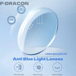 Anti Blue Light Lenses 1.56/1.61/1.67/1.74 Optical Prescription Custom For Myopia Hyperopia Astigmatism Bue Light Blocking Lens