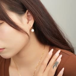 Minar Temperament Natural Freshwater Pearl Hoop Earrings for Women 14K Gold Plated Copper Huggie Earring Statement Daily Jewelry